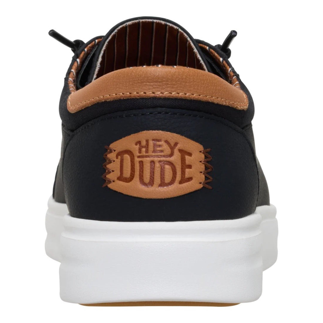 Hey Dude Mens Paul Pro Classic Lifestyle Shoes in Black
