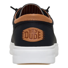 Hey Dude Mens Paul Pro Classic Lifestyle Shoes in Black