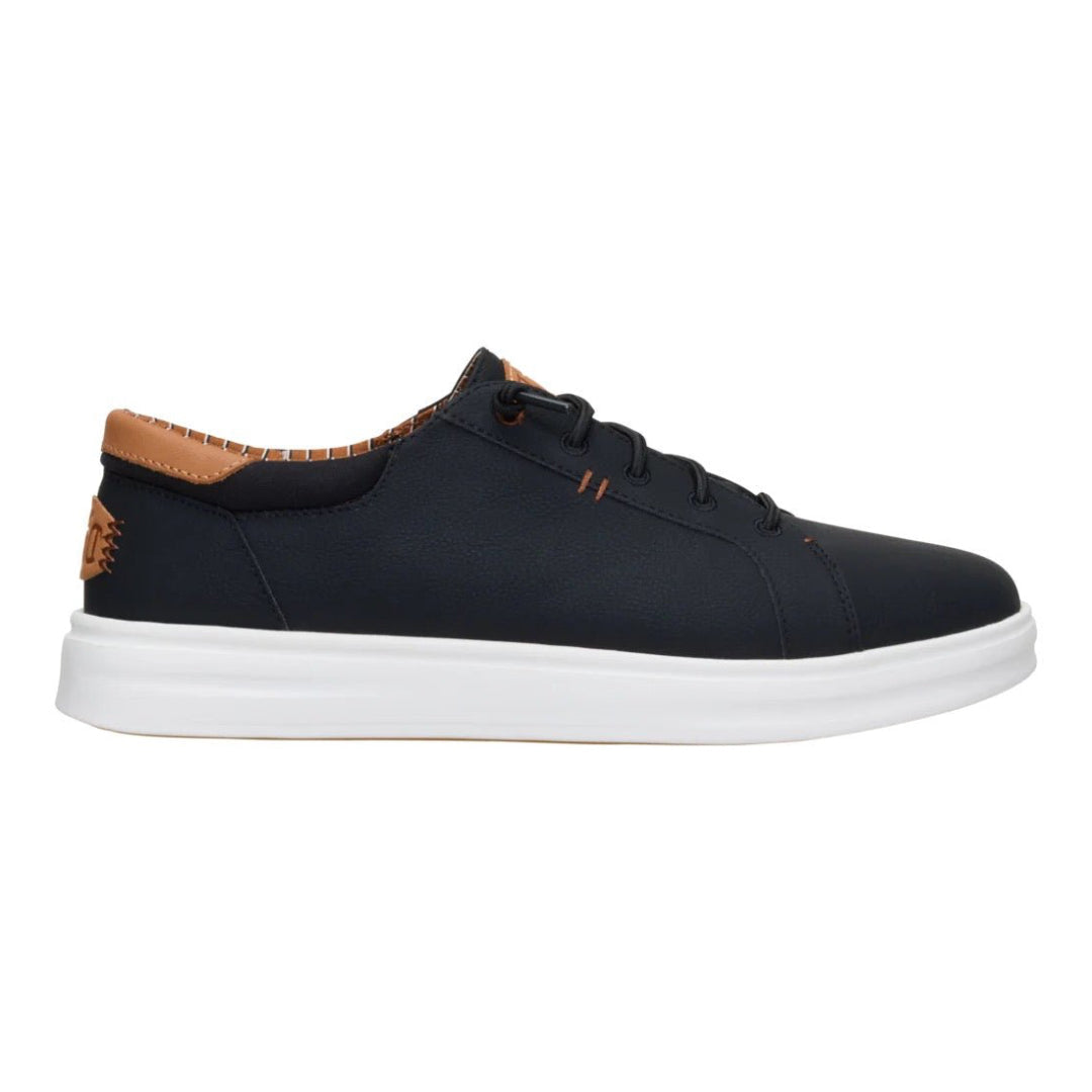 Hey Dude Mens Paul Pro Classic Lifestyle Shoes in Black