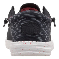 Hey Dude Mens Wally Funk  Lifestyle Shoes in Black and Multi