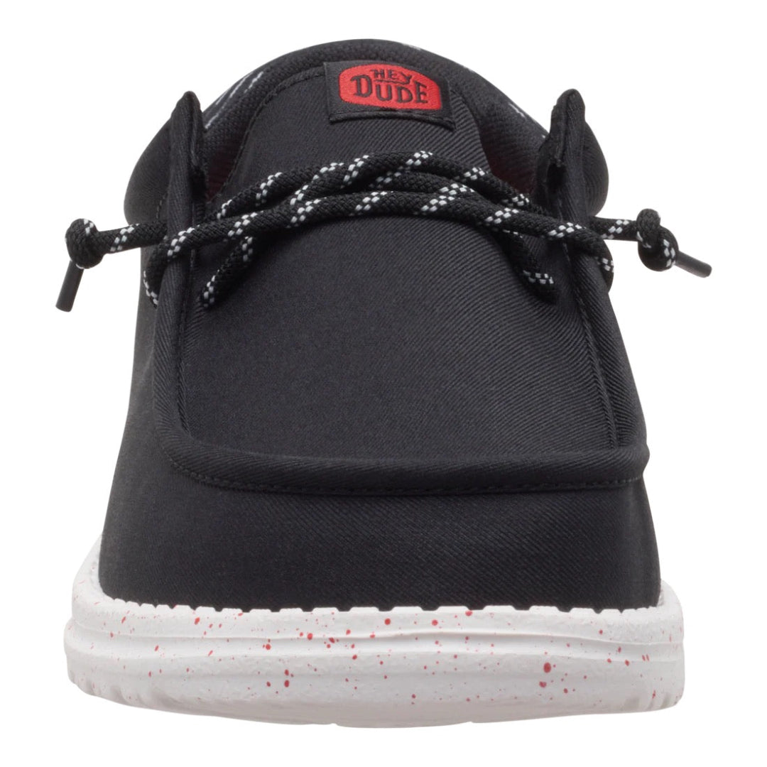 Hey Dude Mens Wally Funk  Lifestyle Shoes in Black and Multi