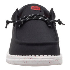 Hey Dude Mens Wally Funk  Lifestyle Shoes in Black and Multi