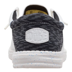 Hey Dude Mens Wally Funk Lifestyle Shoes in White and Multi