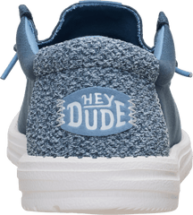 Hey Dude Mens Wally Heathered Knit Dark Slate
