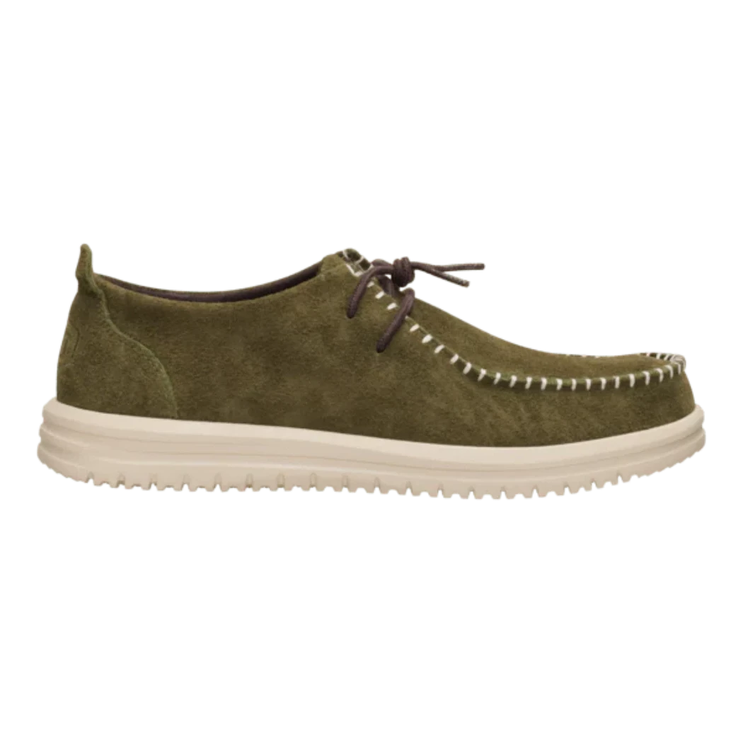 Hey Dude Mens Wally NXT Moc Burnt Olive Wood Ash