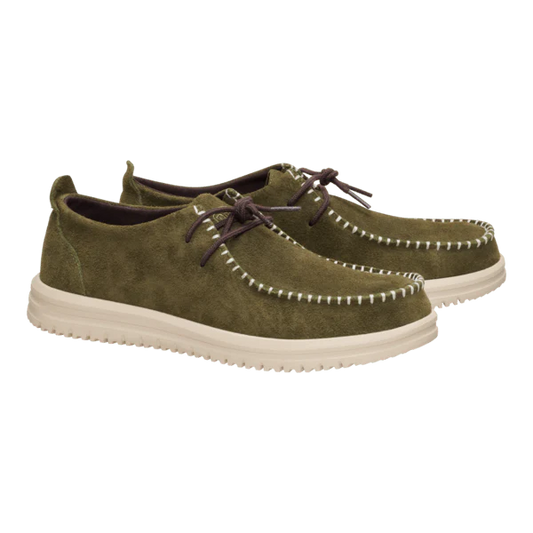 Hey Dude Mens Wally NXT Moc Burnt Olive Wood Ash