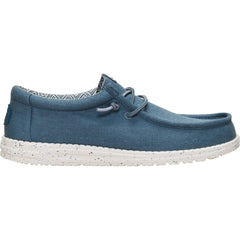 Hey Dude Mens Wally Stretch Canvas  Shoes in Dark Slate