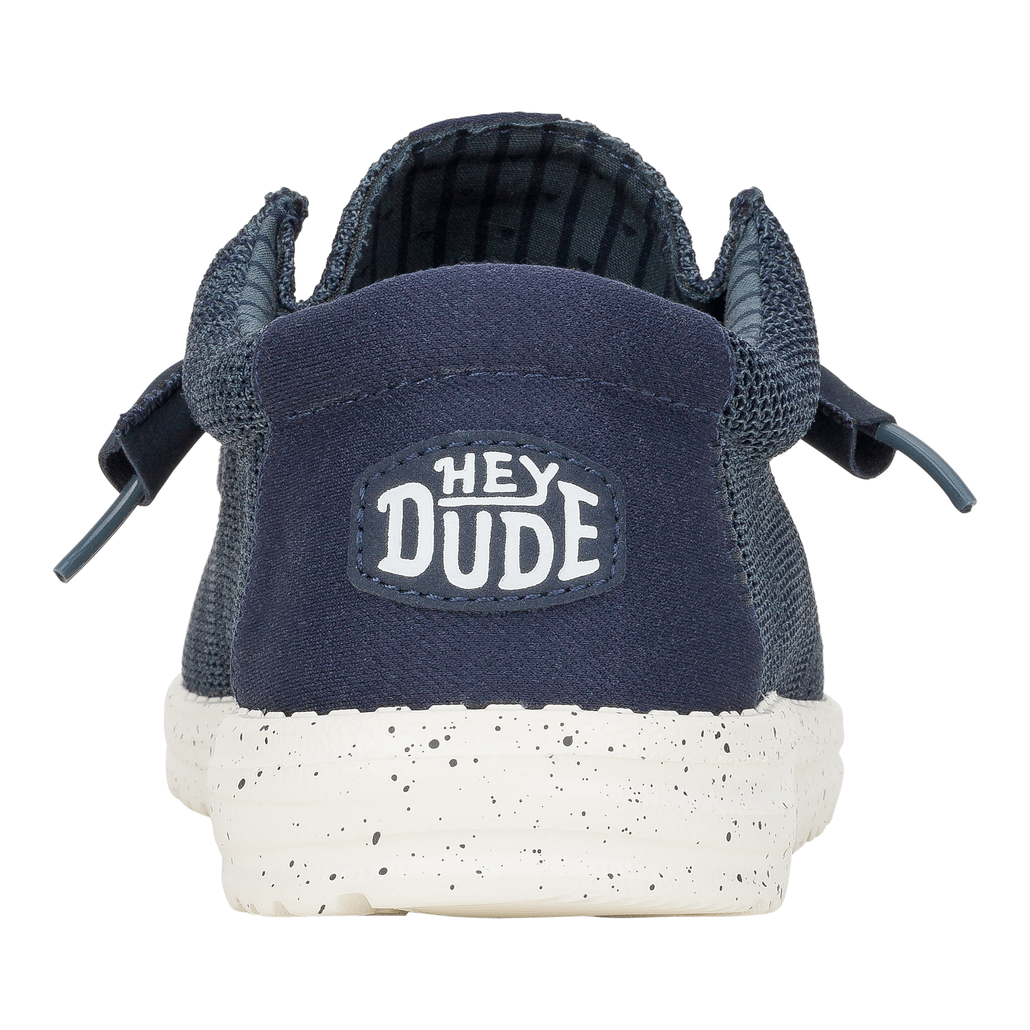 Hey Dude Mens Wally Stretch Mesh Lifestyle Shoes in Navy