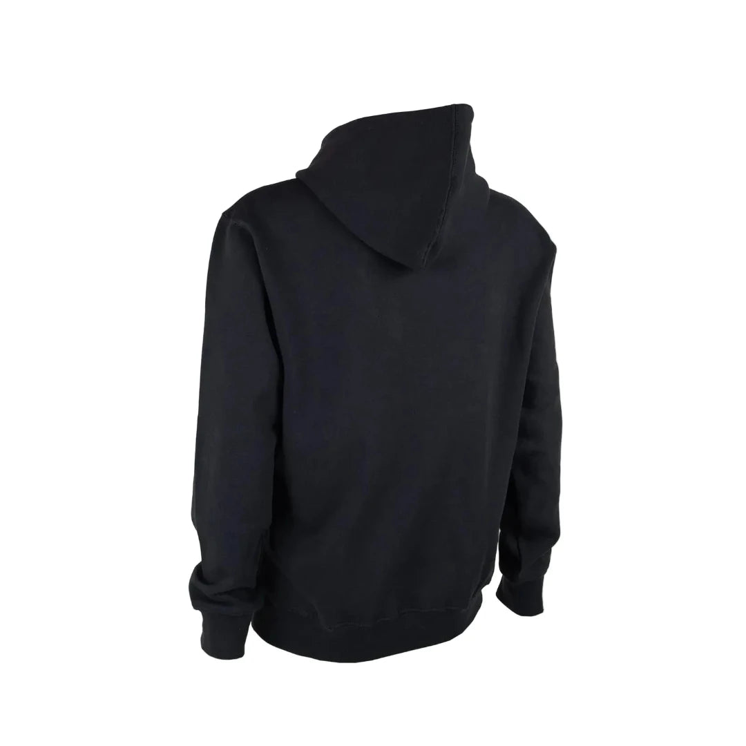  Hey Dude Unisex Buckle Logo Hood in Black with Pink