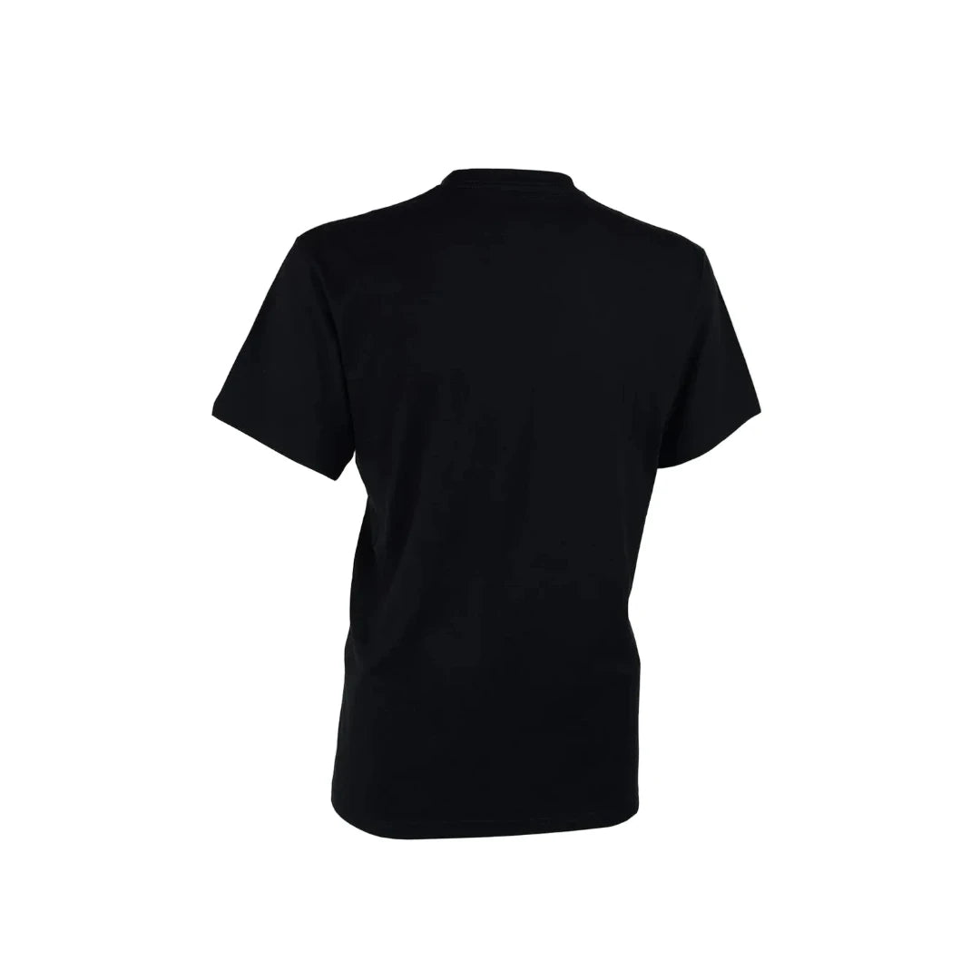 Hey Dude Unisex Buckle Logo Tee in Black with Pink