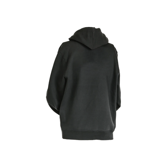 Hey Dude Unisex Front logo Hoodie in Asphalt