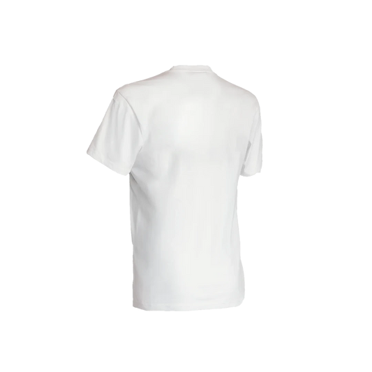 Hey Dude Unisex Front logo Tee in White