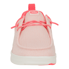 Hey Dude Wendy Hey2O Mesh waterproof shoes in Pale Pink & Fiery Pink