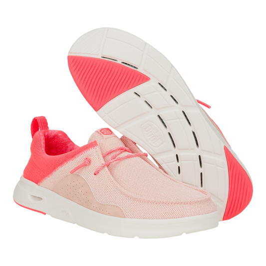 Hey Dude Wendy Hey2O Mesh waterproof shoes in Pale Pink & Fiery Pink