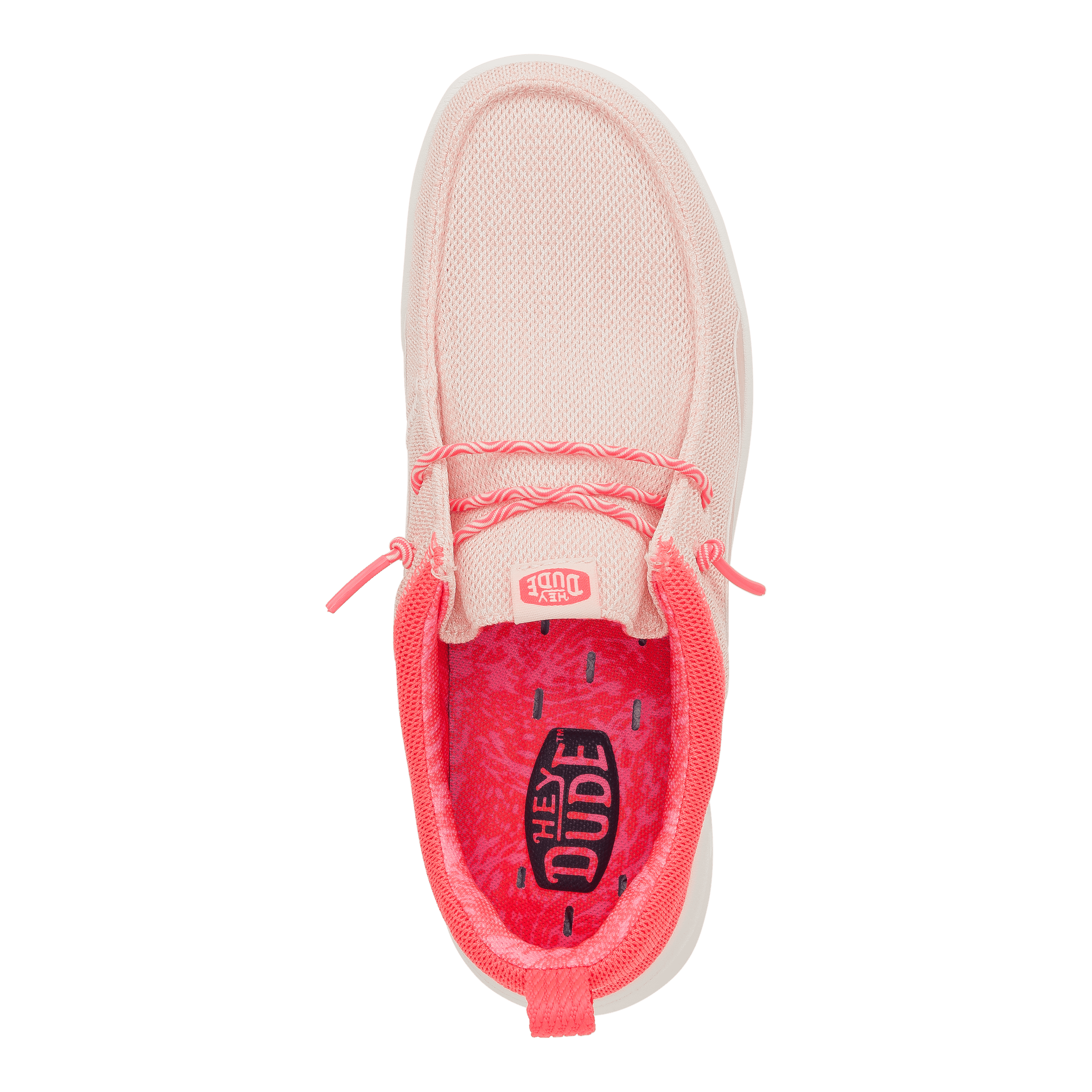 Hey Dude Wendy Hey2O Mesh waterproof shoes in Pale Pink & Fiery Pink