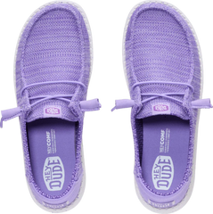 Hey Dude Wendy Stretch Sox Purple