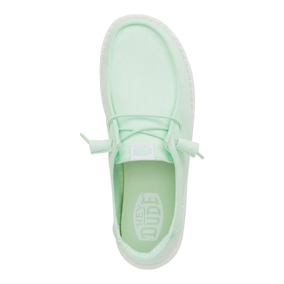Hey Dude Women's Wendy Stretch Lifestyle Shoes in Canvas Bay Blue