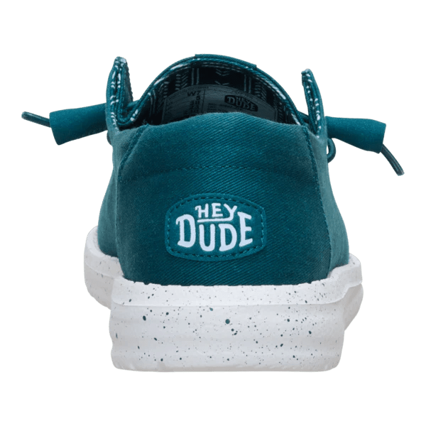 Hey Dude Women's Wendy Stretch Canvas in Deep Teal