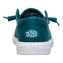 Hey Dude Women's Wendy Stretch Canvas in Deep Teal