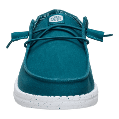 Hey Dude Women's Wendy Stretch Canvas in Deep Teal