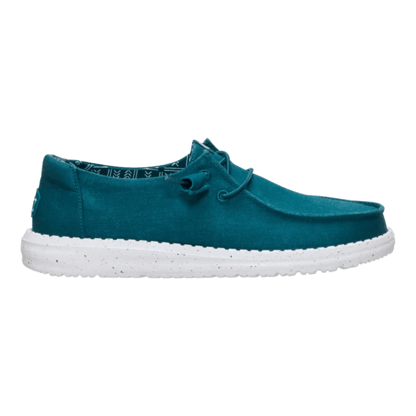 Hey Dude Women's Wendy Stretch Canvas in Deep Teal
