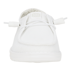 Hey Dude Women's Wendy Stretch Mesh lifestyle shoes in White