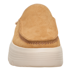 Hey Dude Womens Austin Edge Lifestyle Shoes in Leather Tan