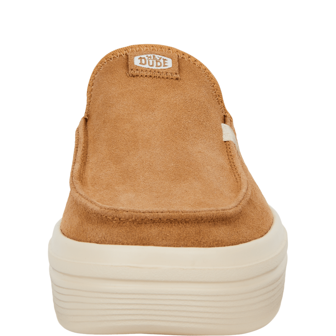 Hey Dude Womens Austin Lift Lifestyle Shoes in Classic Tan