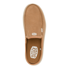 Hey Dude Womens Austin Lift Lifestyle Shoes in Classic Tan