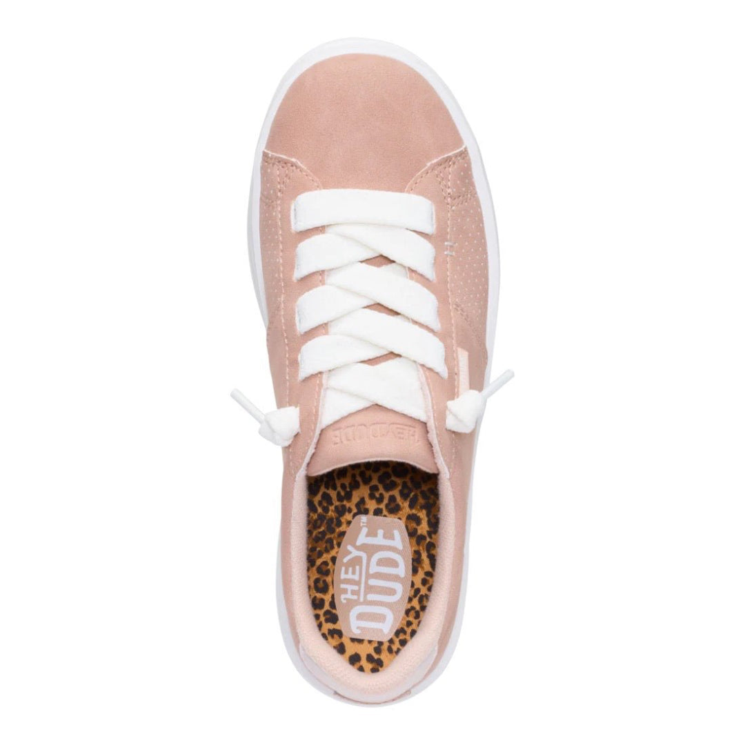 Hey Dude Womens Karina Duo Lifestyle Shoes in Classic Blush