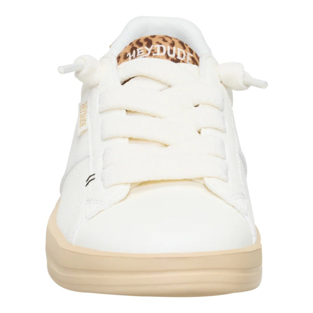Hey Dude Womens Karina Duo Lifestyle Shoes in Classic Egret and Multi