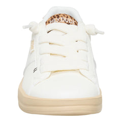 Hey Dude Womens Karina Duo Lifestyle Shoes in Classic Egret and Multi