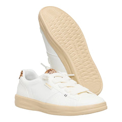 Hey Dude Womens Karina Duo Lifestyle Shoes in Classic Egret and Multi