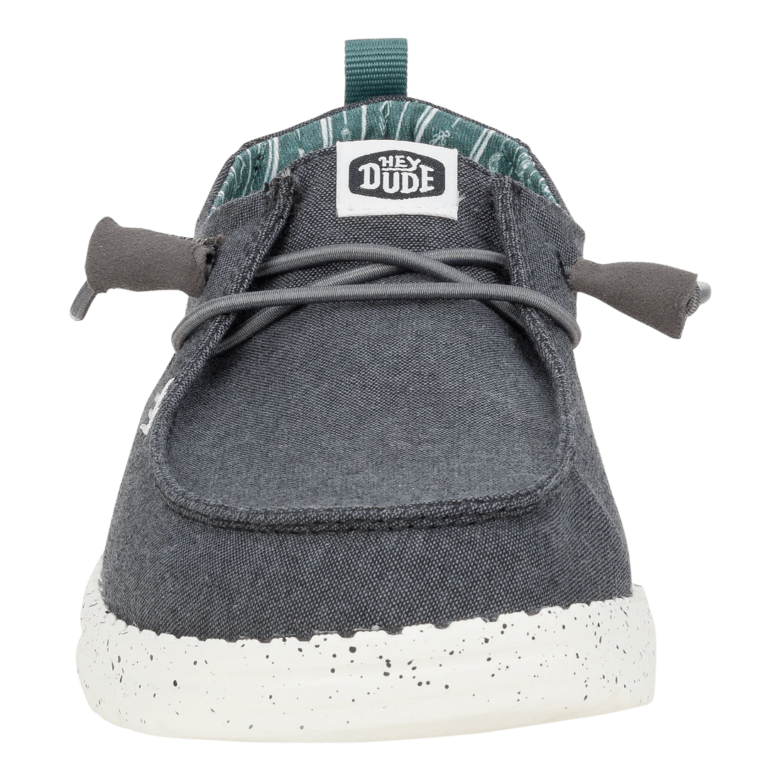 Hey Dude Womens Wendy Lifestyle Shoes in Chambray Black