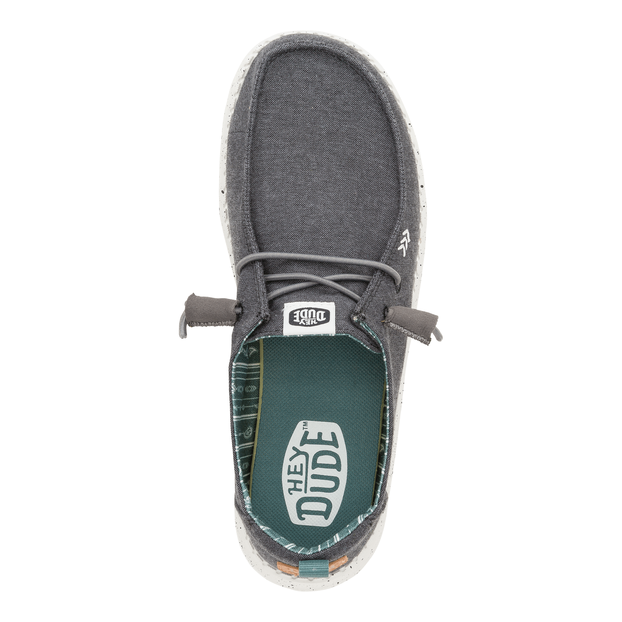 Hey Dude Womens Wendy Lifestyle Shoes in Chambray Black