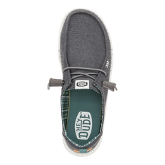 Hey Dude Womens Wendy Lifestyle Shoes in Chambray Black