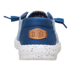 Hey Dude Womens Wendy Chambray Grid Ensign Blue