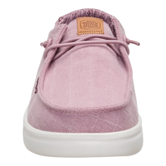 Hey Dude Womens Wendy Rise Chambray Grid in Rose & Purple
