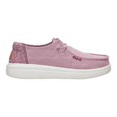 Hey Dude Womens Wendy Rise Chambray Grid in Rose & Purple