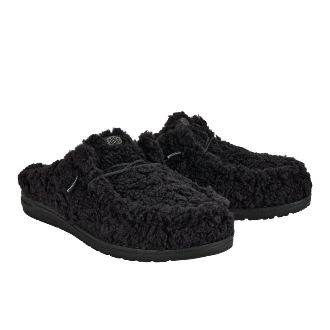 Hey Dude Womens Wendy Slipper in Black