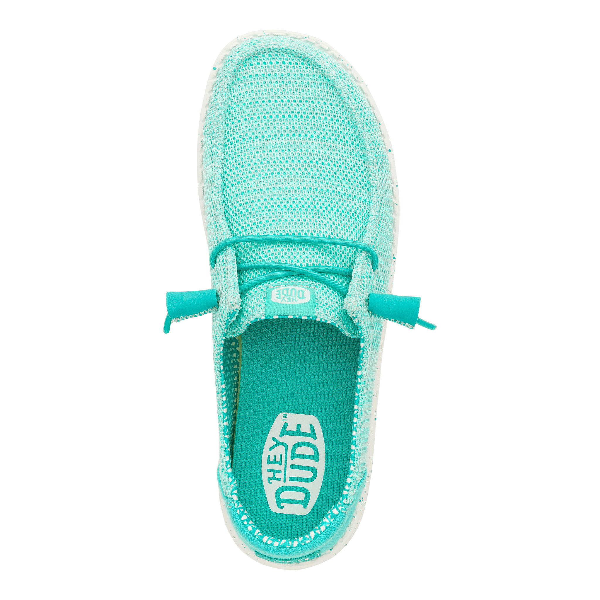 Hey Dude Womens Wendy Stretch Sox Lifestyle Shoes in Ceramic Blue