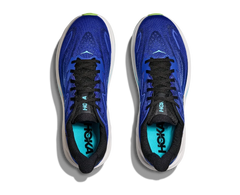 Hoka Men's Hoka Clifton 10 - NMD Running Shoes in Blue and White