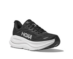 Hoka Mens Bondi 9 Running Shoes in  Black White