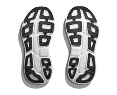 Hoka Mens Bondi 9 Running Shoes in  Black White