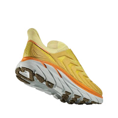 Hoka Unisex Project Clifton Lifestyle Shoes in Golden Lichen & Celery Root