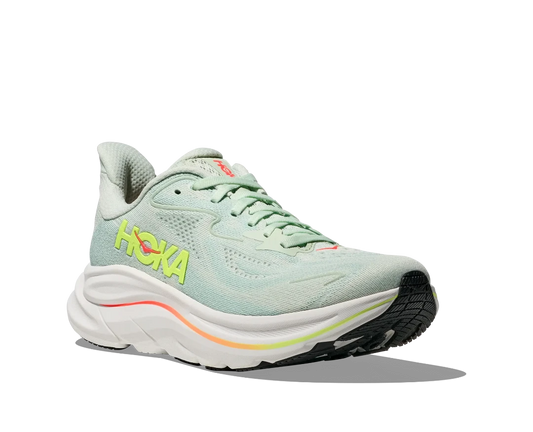 Hoka Women's Clifton 10 SLSSN Running Shoes in Mint