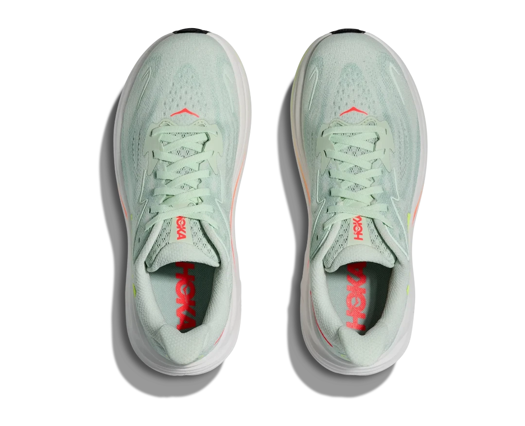 Hoka Women's Clifton 10 SLSSN Running Shoes in Mint