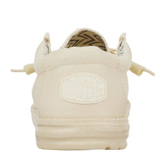 Hey Dude Mens Wally Stretch Canvas Stone White