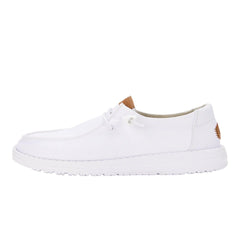 Hey Dude Womens Wendy Canvas White