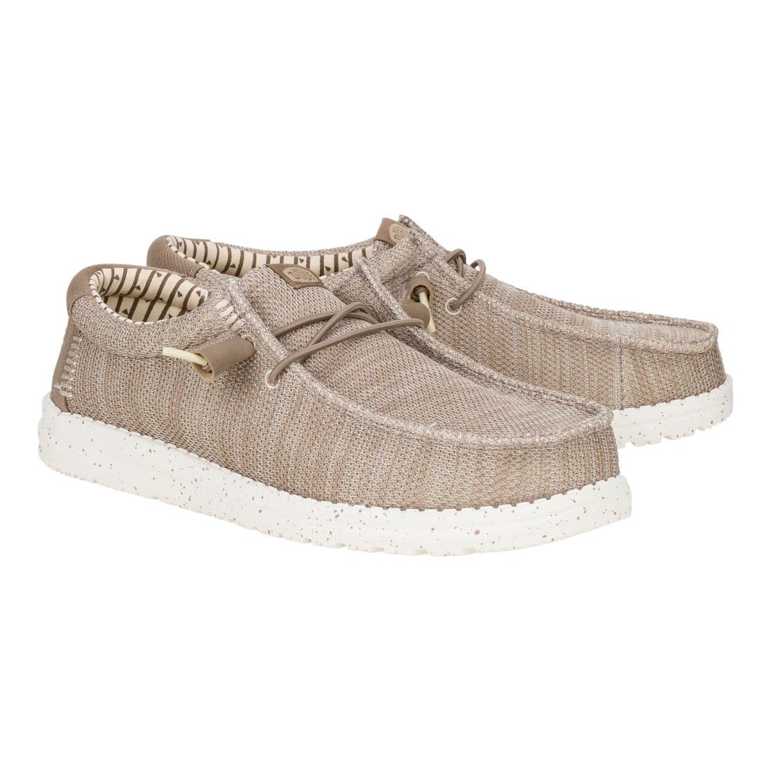 Hey Dude Mens Wally Stretch Sox Tan